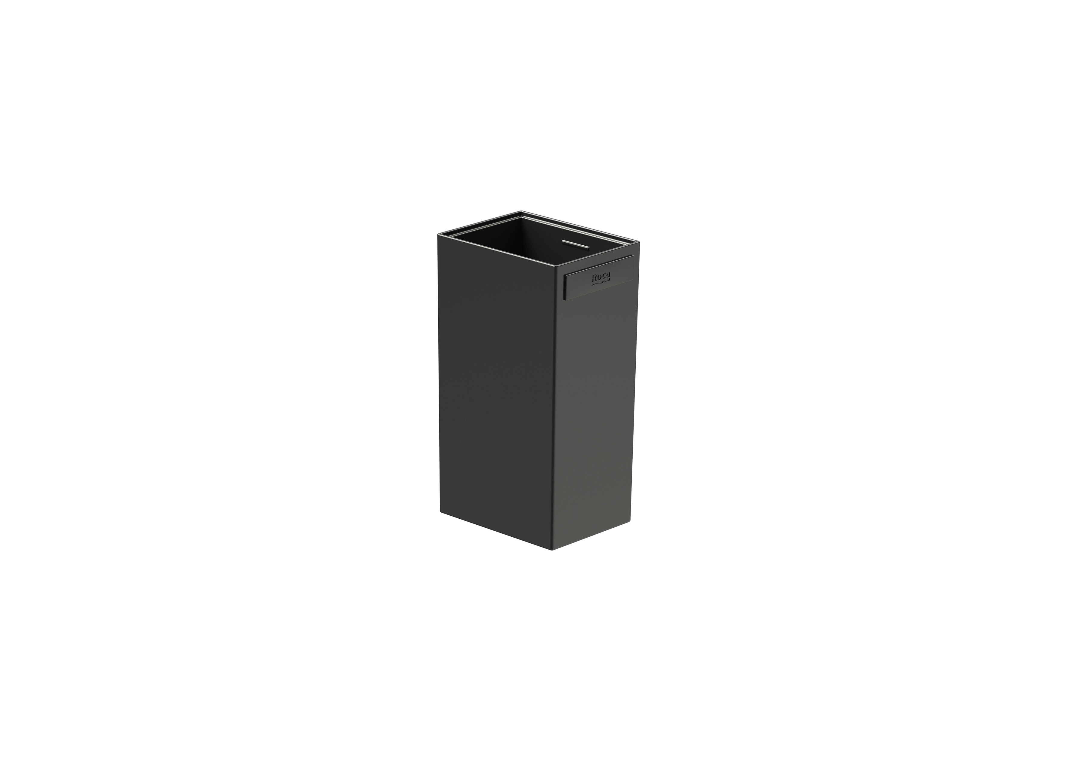 ROCA A816844024 RUBIK. Porte verre à poser, noir mat.