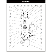 SFA MPWALLB MOTEUR POMPE WALL BROYEUR PRO