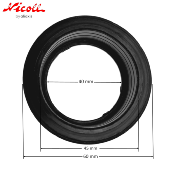 NICOLL 9843033 Manchon Ø 45/60 mm. Joint à lèvres pour tube de rinçage.