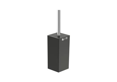 ROCA A816852024 RUBIK. Porte-balayette WC, à poser, noir mat.