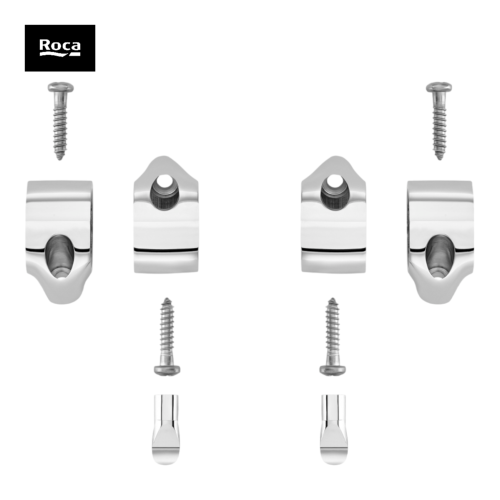 ROCA AI0001100R KIT CHARNIERE SILENCIO, CHROMÉ.