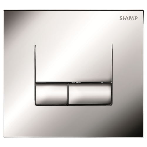 SIAMP 31 1874 60 Plaque de commande SMART INGENIO. 100% Chromé Brillant.