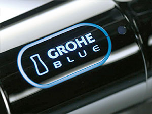 Rglage du GROHE BLUE Bleu : eau plate filtre et rfrigre