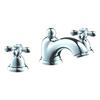 HANSGROHE AXOR 17133000 Mélangeur lavabo 3 trous poignées croisillons chromés.