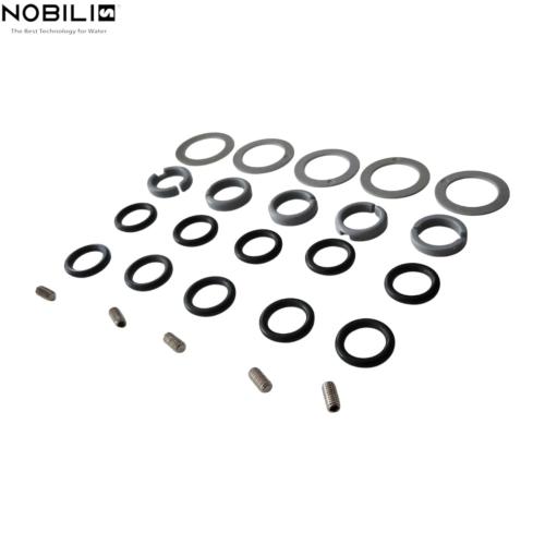 NOBILI RSA228/110 KIT FIXATION VIS + JOINTS (unité de vente X5)