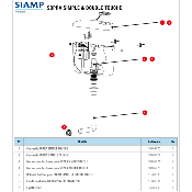 SIAMP 91 4805 01 Coude chasse EXTRAPLAT 68, ANGLE 78 ET SOPRA.