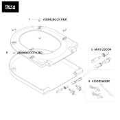 ROCA AI0012900R Fermeture Ralentie pour abattant WC.