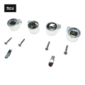 ROCA AI0001100R KIT CHARNIERE SILENCIO, CHROMÉ.