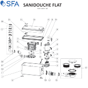 SFA NP100606 SANIDOUCHE FLAT - DURITE SORTIE D6.