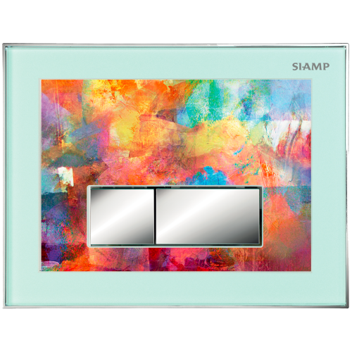 SIAMP 31 1963 60 Plaque de commande REFLET 90 - INGENIO - Personnalisable/Touches Brillantes.