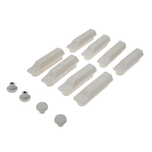 SIAMP 41 2135 07 Set de 8 Amortisseurs + 4 Tampons pour Abattant Menton/Anti Contact.