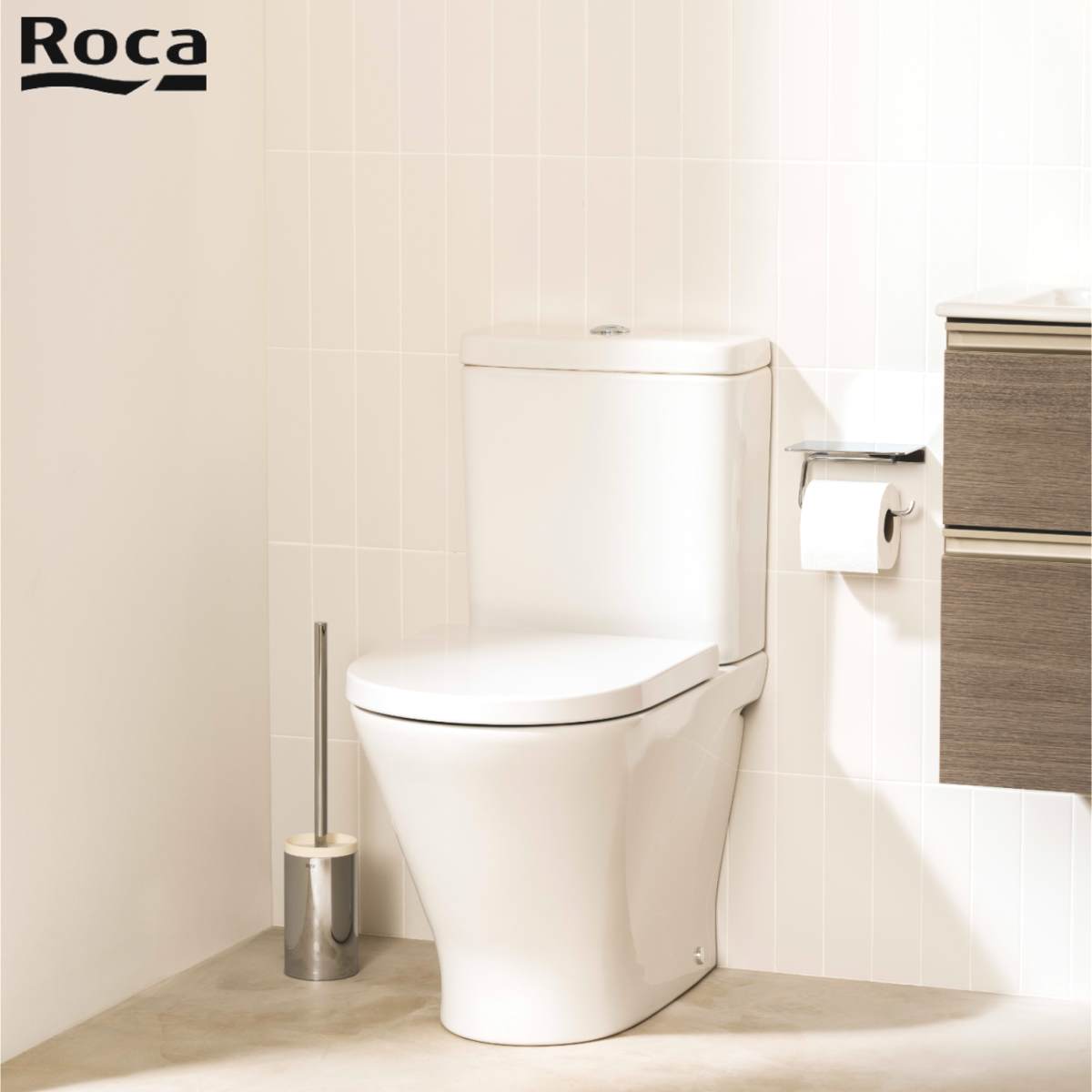 ROCA A801732002 THE GAP SQUARE. Abattant WC Blanc