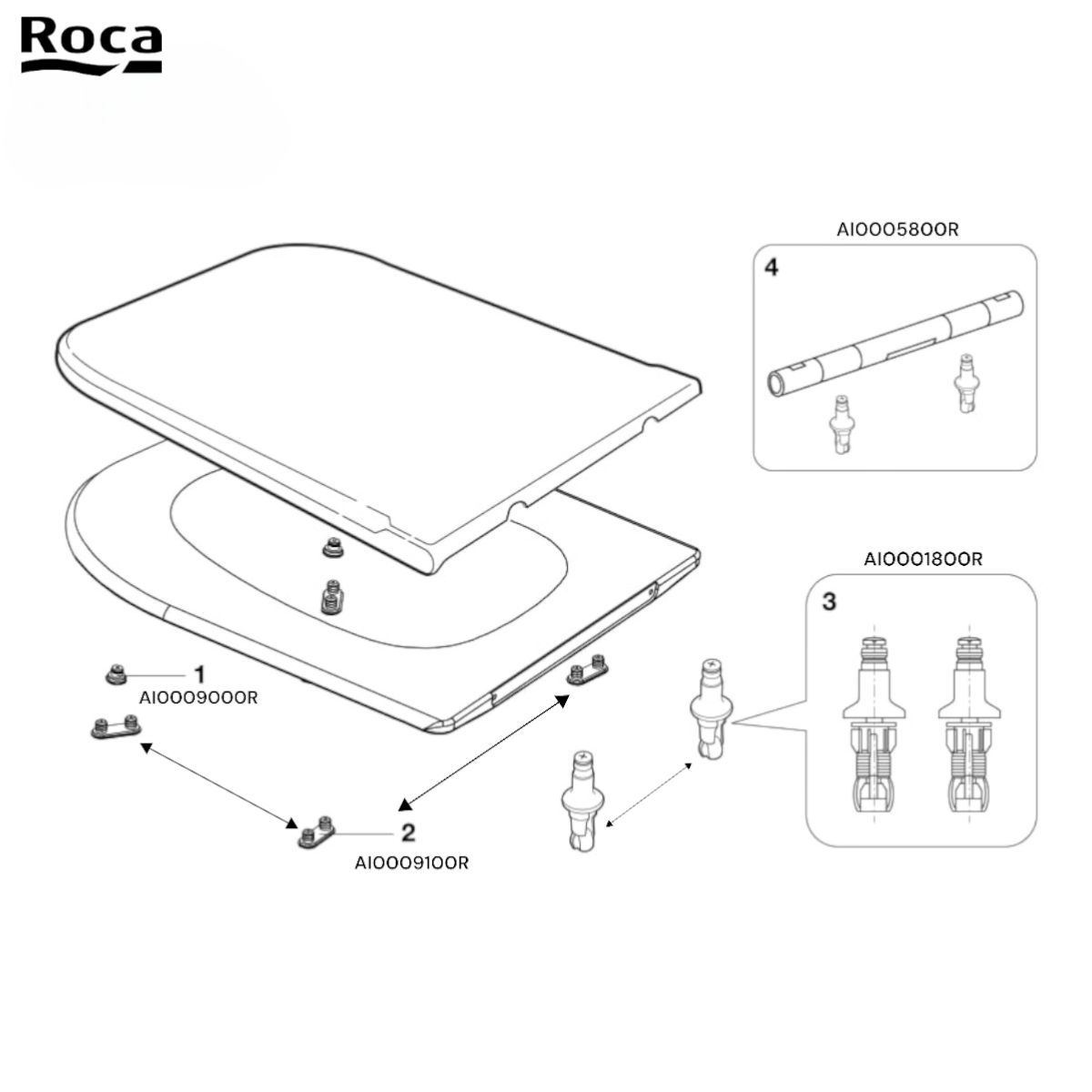 Fixation abattant wc roca clearance