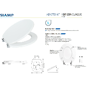 SIAMP 95 8270 10 Abattant WC HORIZON Classic.