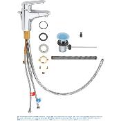 GROHE 33155002 Europlus mitigeur lavabo mousseur extractible.