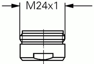 GROHE 13955000 Mousseur Eco M24x1 mâle, 5,8l/minute.