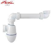 NICOLL 0202135 EASYPHON - BMT02 - Siphon de lavabo à culot déporté - 1"1/4 - Ø 32 mm.