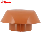 NICOLL VVS12T Chapeau de ventilation simple diamètre 125 Terraccota.
