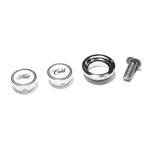 NOBILI RSA229/81CR KIT VIS + PLAQUETTES CHROMÉ