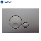 REGIPLAST 187N PLAQUE DE COMMANDE GLOBE NOIRE MATE