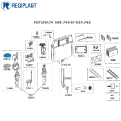 REGIPLAST 742008 SOUPAPE PNEUMATIQUE COMPLÈTE.