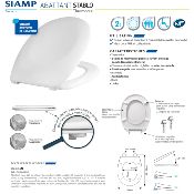 SIAMP 10 0048 02 Abattant WC STABLO.
