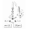 GROHE 48041000 Tête complète avec mousseur.