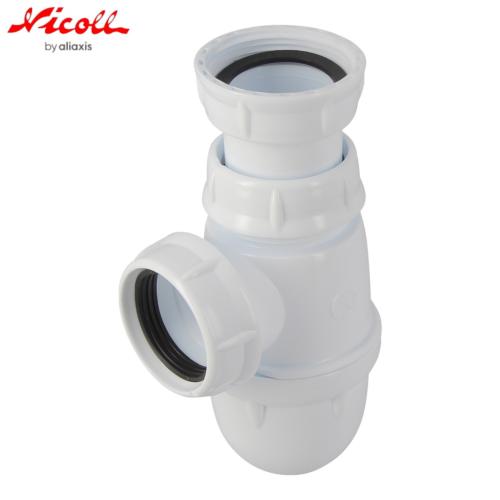 NICOLL 0204002 - 552 - Siphon d'évier tube réglable - 1"1/2 - Ø 40 mm.