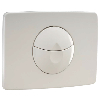 NICOLL 0709140 380-Plaque de commande double volume GOUTTE, Blanche