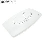 REGIPLAST 1620B Plaque de commande blanche double débit, pour réservoir EUROFUTURA 620.