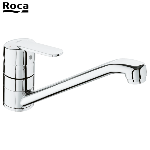 ROCA A5A8925C0F VICTORIA-N Mitigeur Evier monotrou à bec fondu mobile.