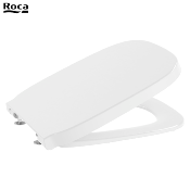 ROCA A8019D200B DEBBA SQUARE - ABATTANT WC, Blanc en SUPRALIT® Frein de chute, Silencio.