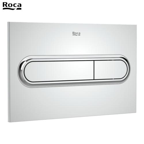 ROCA A890195001 IN-WALL  PL1. Plaque de commande double chasse, Chrome.