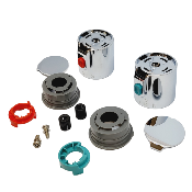 ROCA AG0131400R KIT POIGNEES DOUCHE THERMOSTATIQUE VICTORIA T.