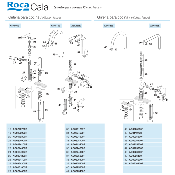 ROCA AG0214500R KIT DOUCHE MANUELLE.