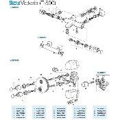 ROCA AG0020903R KIT TETE ROBINET 1/2". DROITE ET GAUCHE.