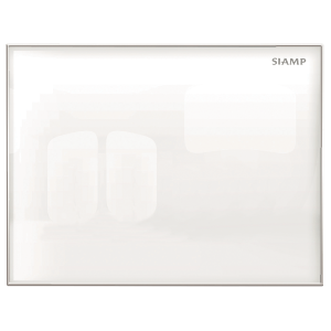 SIAMP 31 2095 10 Plaque de visite Compact Blanche.