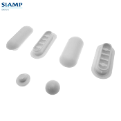 SIAMP 95 9003 07 Set 4 Amortisseurs pour Abattants Principaut, Estrel, Vence et Azur Premium.
