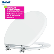 SIAMP 95 9500 10 Abattant WC CAP FERRAT CLASSIC.