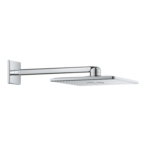 GROHE 26479000 RAINSHOWER SMARTACTIVE 310 CUBE ENSEMBLE DOUCHE DE TÊTE ET BRAS 430 MM, 2 JETS.