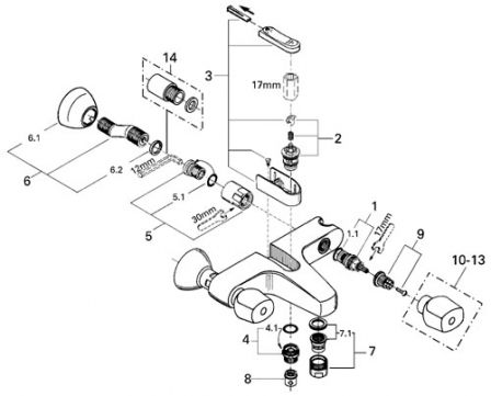 GROHE_25610000_MITIGEUR_BAIN_DOUCHE_FLORIDA_ECLATE.gif