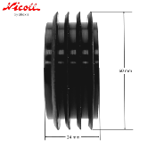 NICOLL 9843033 Manchon Ø 45/60 mm. Joint à lèvres pour tube de rinçage.
