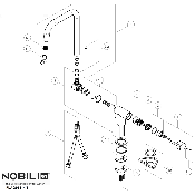 NOBILI RAEK222/23 Mousseur en plastique NEOPERL M18,5x1.