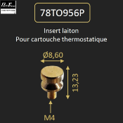 PAINI 78TO956P INSERT LAITON POUR CARTOUCHE THERMOSTATIQUE 2959