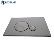 REGIPLAST 187N PLAQUE DE COMMANDE GLOBE NOIRE MATE