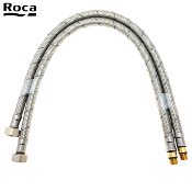 ROCA A525020309 KIT 2 FLEXIBLES D'ALIMENTATION A VISSER M10X3/8" Longueur 470 mm.