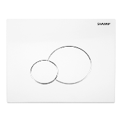 SIAMP 31 1844 10 Plaque de commande GLOBE pour VERSO 350/1100 - 100% Blanche.