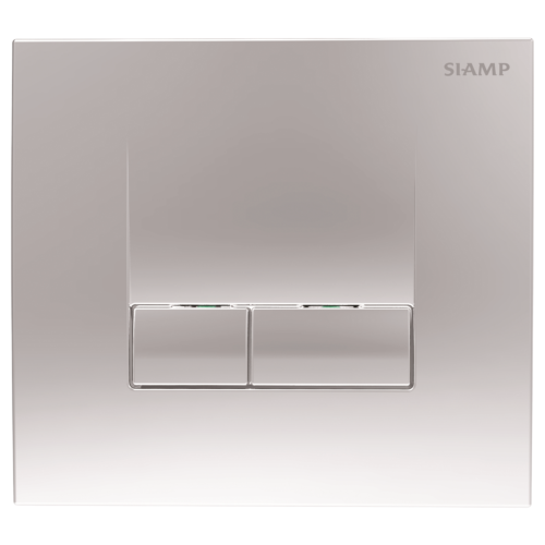 SIAMP 31 1872 60 Plaque de commande SMART INGENIO. 100% Chromé mat clair.