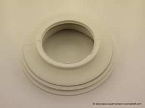 35 SFA AU010121 Manchette WC blanche Saniplus