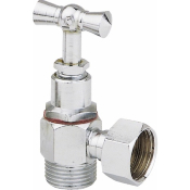 GRK 346-4E Robinet d'arrt WC querre 12x17 Chrom/Mat.